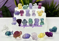 Mix Mini Candy Fluorite Carvings Crystal Healing