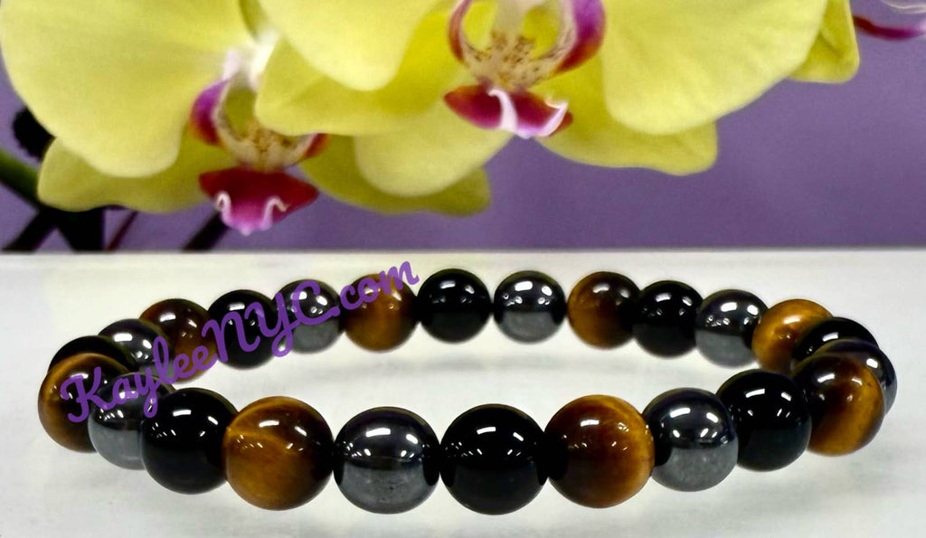 Protection 8mm Natural Crystal Healing Stretch Bracelets