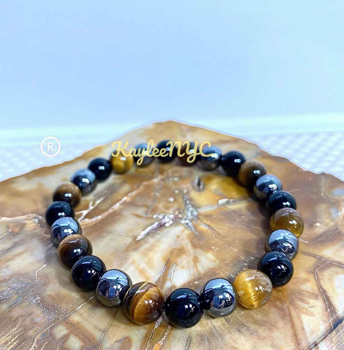 Protection 8mm Natural Crystal Healing Stretch Bracelets