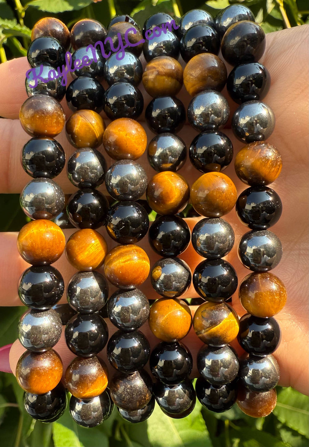 Protection 8mm Natural Crystal Healing Stretch Bracelets